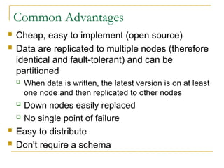 No SQL Databases as modern database concepts | PPT