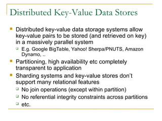 No SQL Databases as modern database concepts | PPT