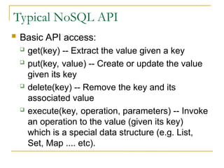 No SQL Databases as modern database concepts | PPT