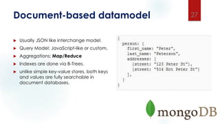 NoSQL databases - An introduction | PPTX