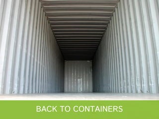 BACK TO CONTAINERS

 
