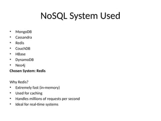 Why Redis Nosql NoSQL_Ecommerce_Case_Study_Presentation (1).pptx