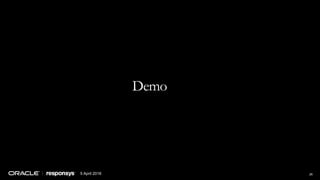 Demo
5 April 2016 26
 
