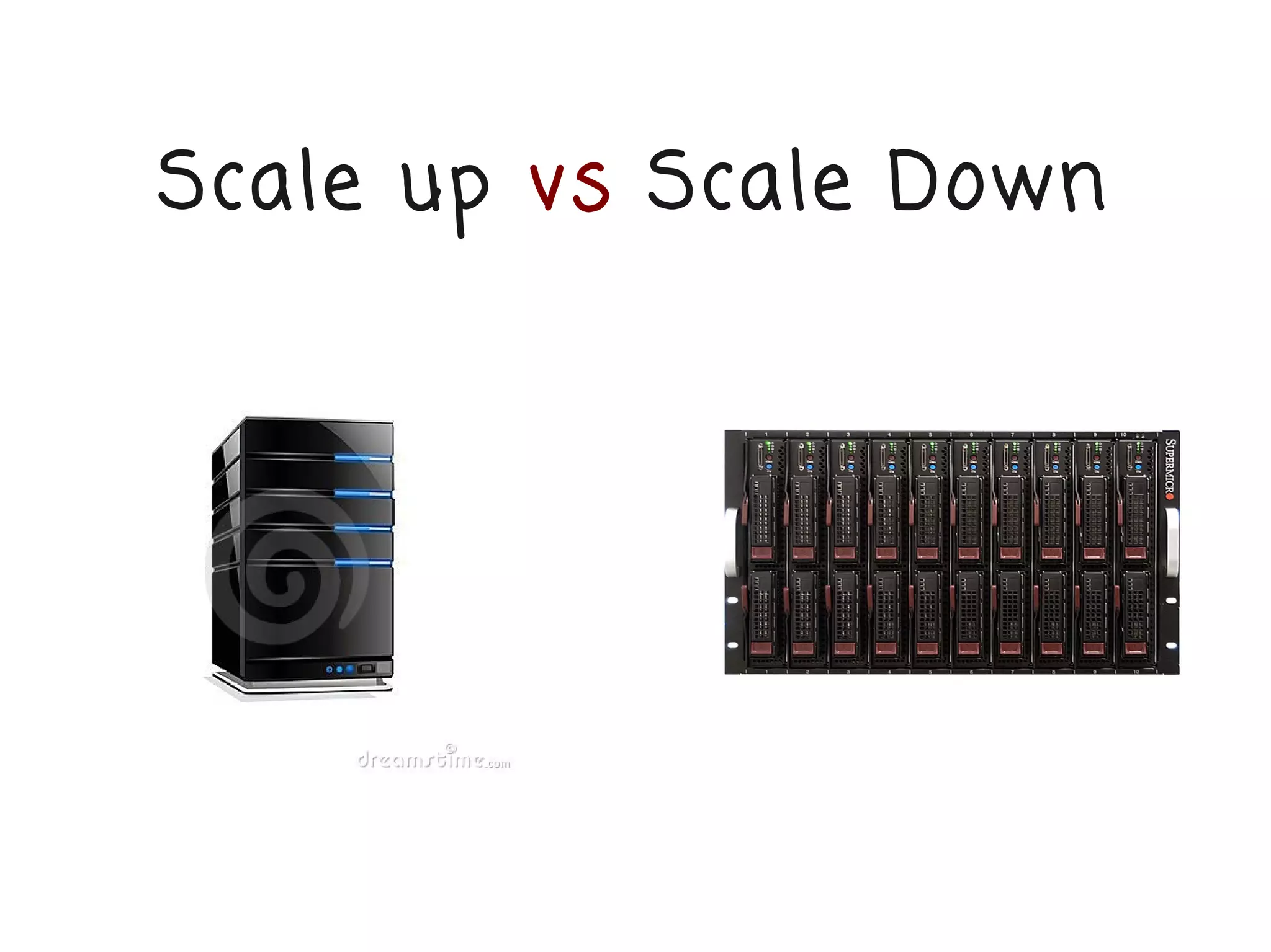 Scale up vs Scale Down
 
