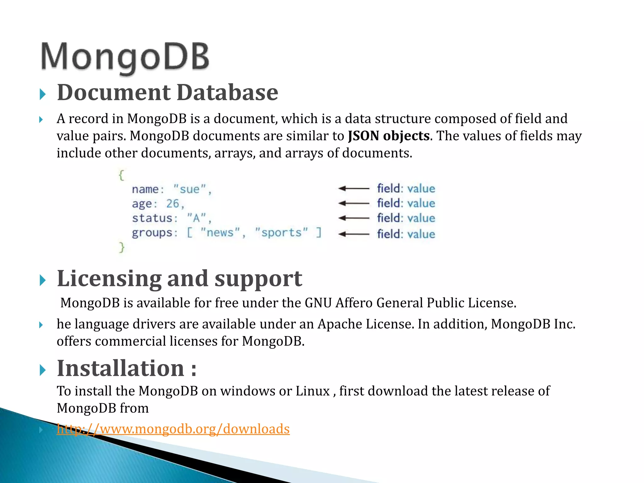 Mongodb - NoSql Database | PPTX