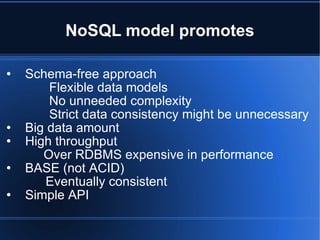 NoSQL Options Compared | PPT