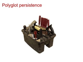 Polyglot persistence
 