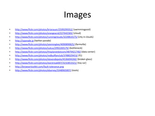 Images
• http://www.flickr.com/photos/brianauer/2599299352/ (swimmingpool)
• http://www.flickr.com/photos/orangeacid/227642583/ (cloud)
• http://www.flickr.com/photos/runningclouds/3220810175/ (city in clouds)
• http://isparade.jp (twitter parade)
• http://www.flickr.com/photos/seeminglee/4090890825/ (farmville)
• http://www.flickr.com/photos/icatus/2992269179/ (bottleneck)
• http://www.flickr.com/photos/theplanetdotcom/4879421740/ (data center)
• http://www.flickr.com/photos/redbullfanclub/3788029453/ (f1)
• http://www.flickr.com/photos/stevendepolo/4536694260/ (broken glass)
• http://www.flickr.com/photos/starstreak007/3232853321/ (toy car)
• http://browsertoolkit.com/fault-tolerance.png
• http://www.flickr.com/photos/ebarney/3348965007/ (tools)
 