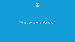 What's  going  on  underneath?
38
 