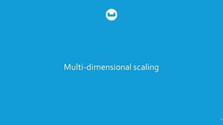 Multi-­‐dimensional  scaling
62
 