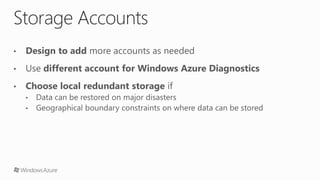 Storage Accounts
 