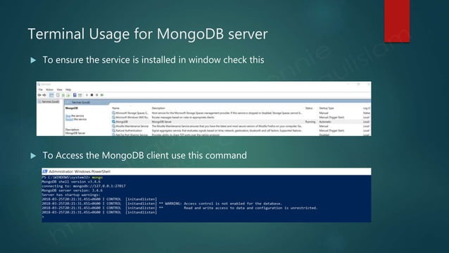 NOSQL and MongoDB Database | PPT