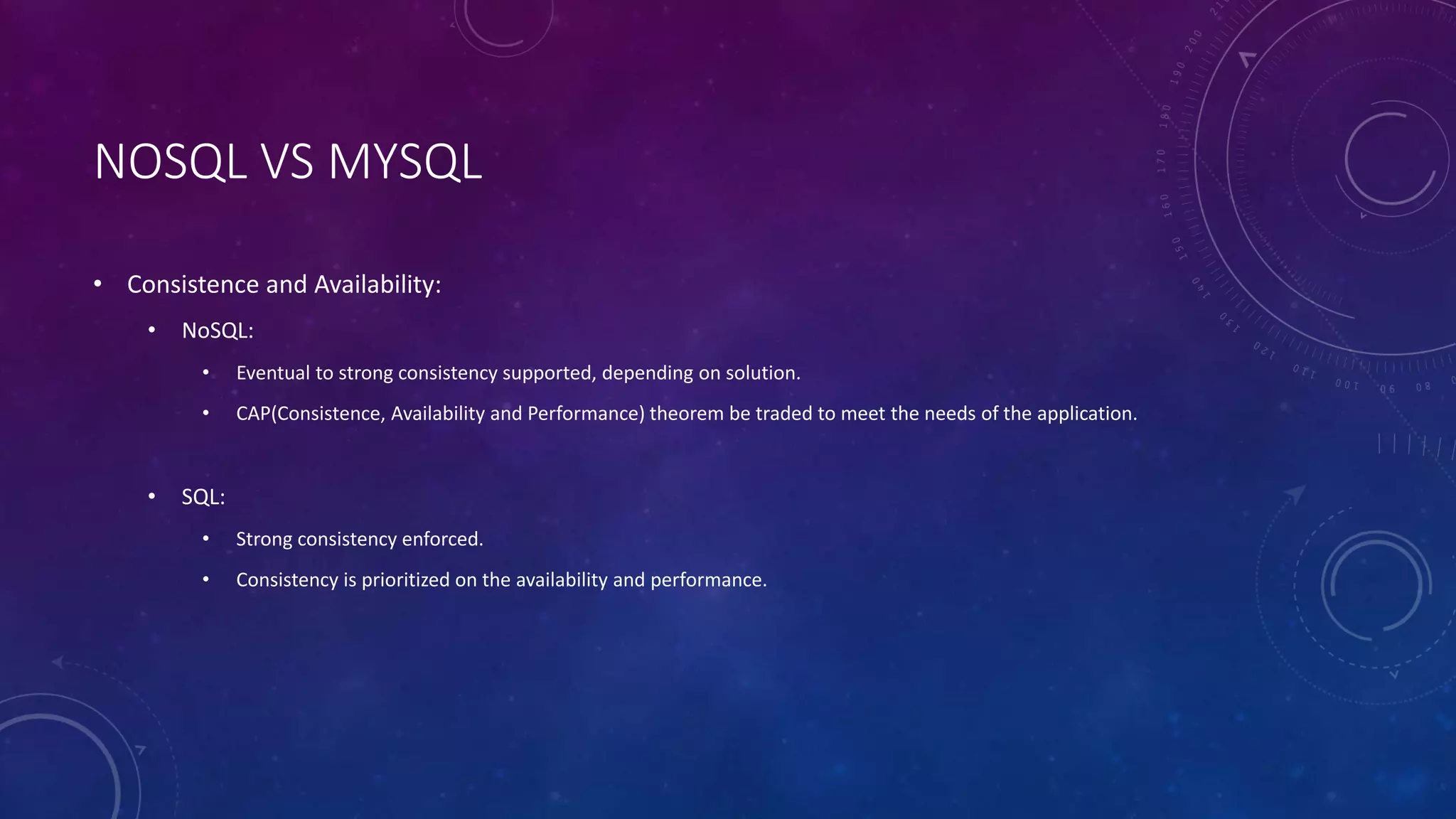 NOSQL vs SQL | PPTX