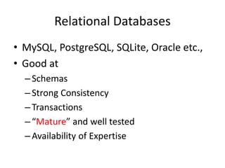NoSQL and Couchbase | PPT