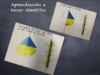 Aprendiendo a
hacer simetrías
 
