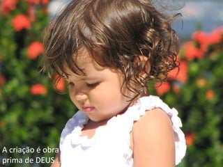 A criação é obra prima de DEUS ... 