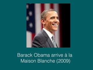 Barack Obama arrive à la
Maison Blanche (2009)
 
