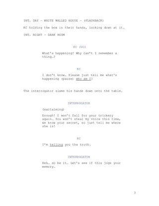 Nostalgia screenplay - 1st Draft | DOCX