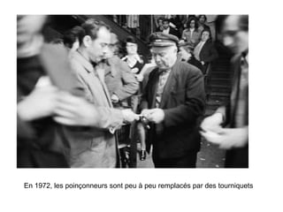 En 1972, les poinçonneurs sont peu à peu remplacés par des tourniquets 