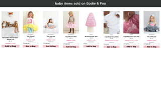 baby items sold on Bodie & Fou
 