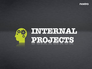 INTERNAL
PROJECTS
 
