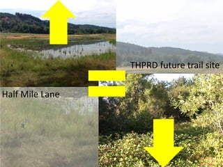 Half Mile Lane
THPRD future trail site
 