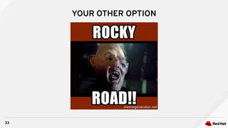 33
YOUR OTHER OPTION
 