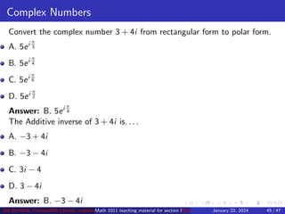 3i Math not.pdf , freshman Mathematics math1011 | PDF