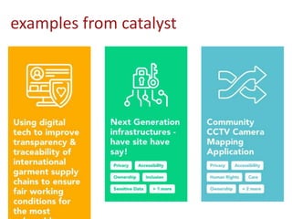 examples from catalyst
 