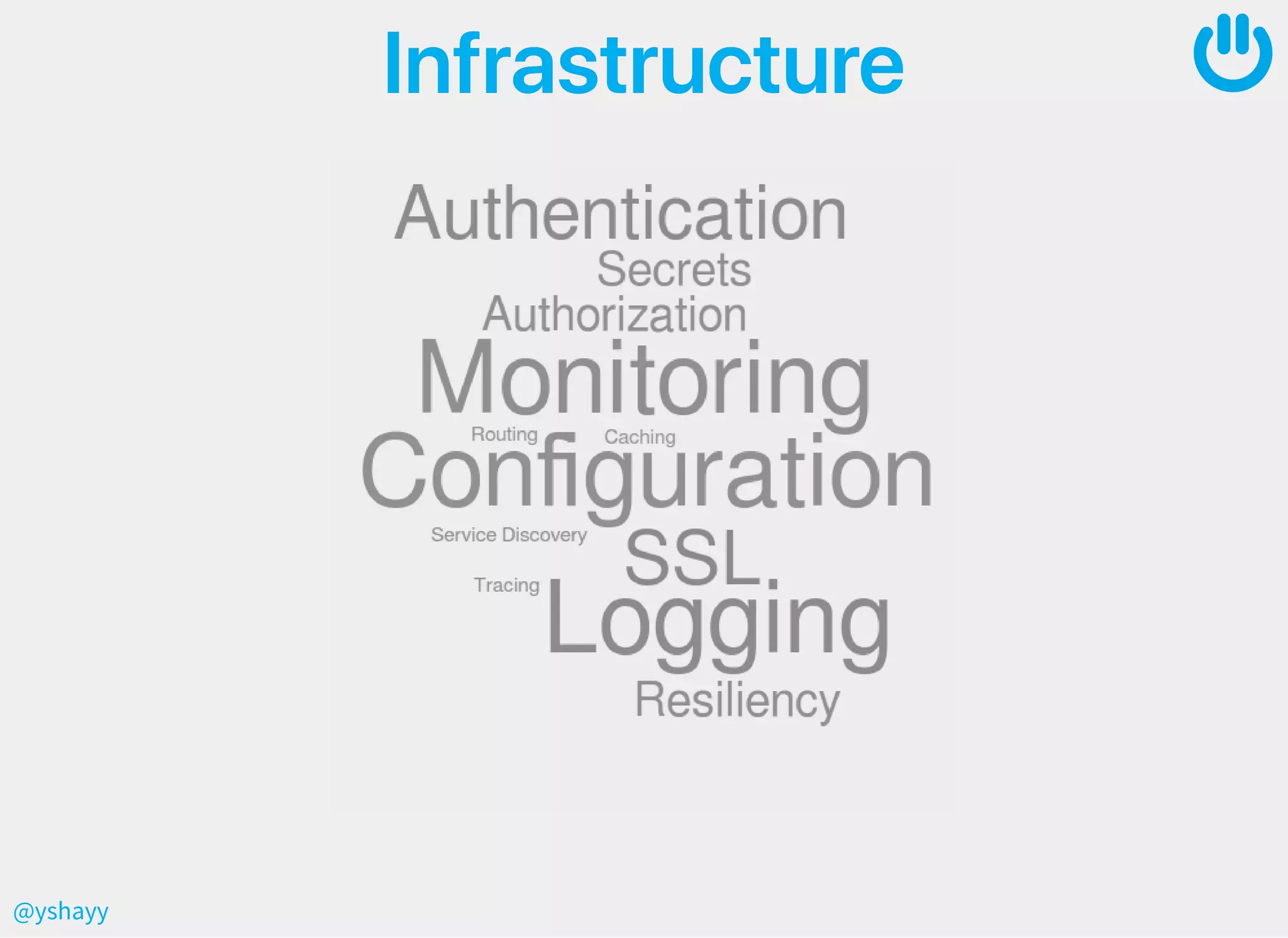 @yshayy
InfrastructureInfrastructure
 