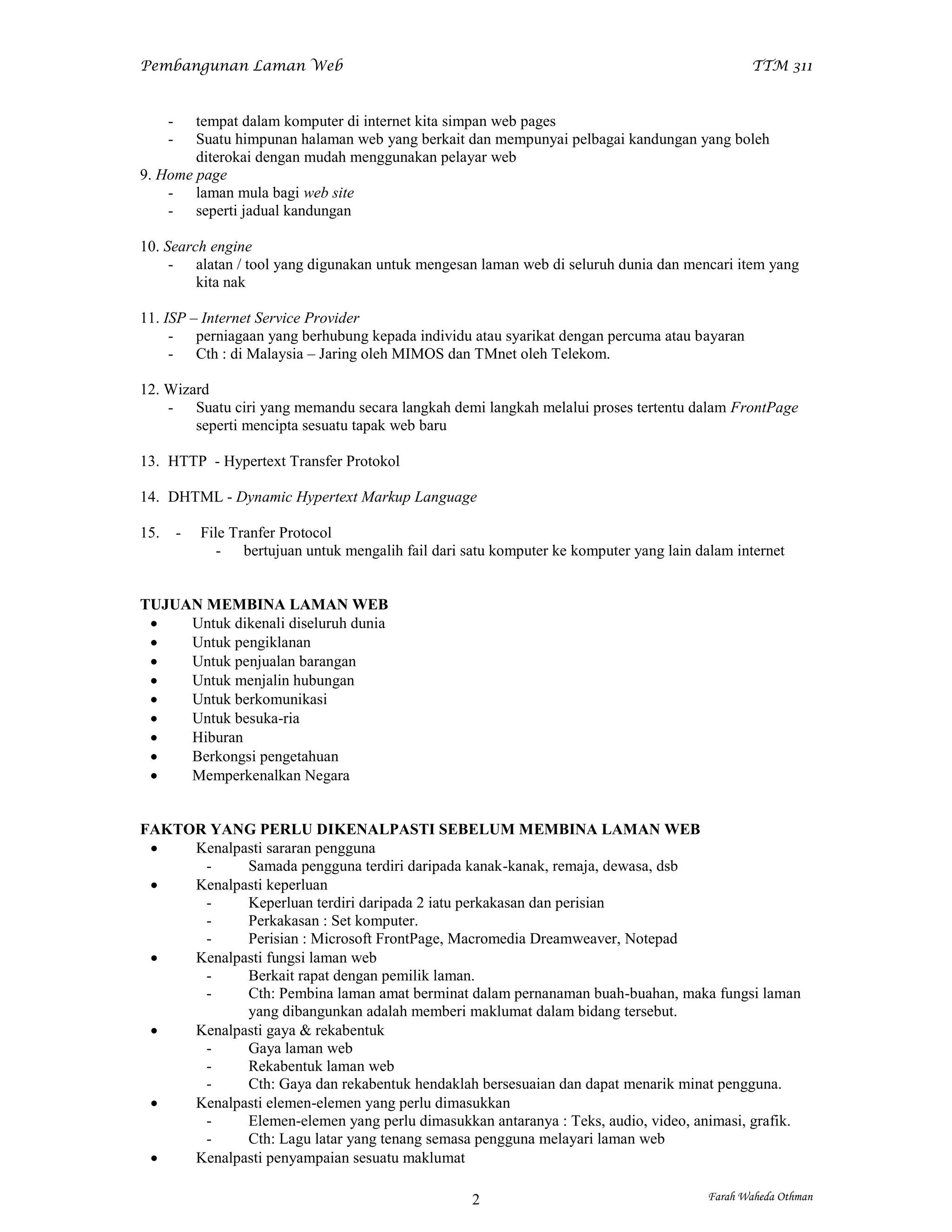Anggaran Kos Pembangunan Laman Web Mengikut Jenis dan Fungsi (Statik, Dinamik, E-Dagang)