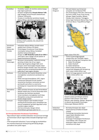 Nota bab 10 pemasyhuran kemerdekaan | PDF