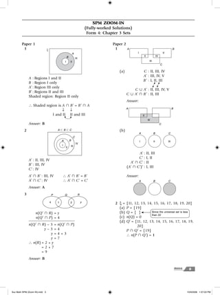 Spm Math Notes Pdf Matrices Nota math-spm | PDF
