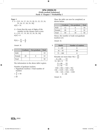 Spm Math Notes Pdf Matrices Nota math-spm | PDF