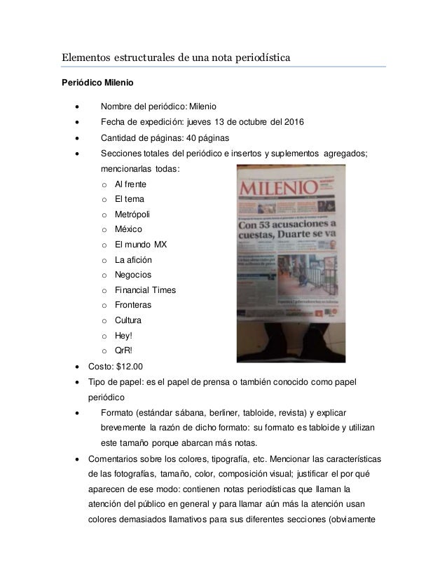 Nota periodistica