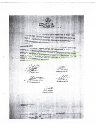 Respuesta a consulta Ley Municipal Autonómica