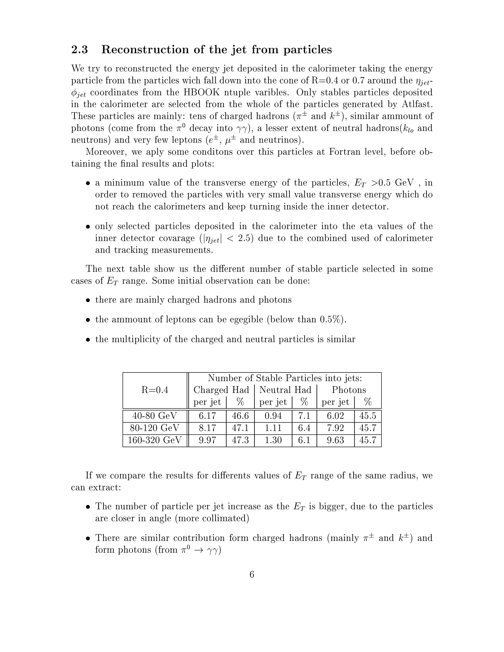 ¾º¿ Ê ÓÒ×ØÖÙ Ø ÓÒ Ó Ø                   Ø ÖÓÑ Ô ÖØ Ð ×
Ï ØÖÝ ØÓ Ö ÓÒ×ØÖÙ Ø Ø Ò Ö Ý Ø ÔÓ× Ø Ò Ø                   ÐÓÖ Ñ Ø Ö Ø Ò Ø Ò Ö Ý
Ô ÖØ Ð ÖÓÑ Ø Ô ÖØ Ð × Û          ÐÐ ÓÛÒ ÒØÓ Ø ÓÒ Ó Ê ¼º ÓÖ ¼º ÖÓÙÒ Ø          Ø¹
   Ø  ÓÓÖ Ò Ø × ÖÓÑ Ø À ÇÇÃ ÒØÙÔÐ Ú Ö Ð ×º ÇÒÐÝ ×Ø Ð × Ô ÖØ Ð × ÔÓ× Ø
 ÒØ      ÐÓÖ Ñ Ø Ö Ö × Ð Ø ÖÓÑ Ø Û ÓÐ Ó Ø Ô ÖØ Ð × Ò Ö Ø Ý ØÐ ×Øº
Ì × Ô ÖØ Ð × Ö Ñ ÒÐÝ Ø Ò× Ó Ö                  ÖÓÒ× ´ ¦ Ò ¦µ¸ × Ñ Ð Ö ÑÑÓÙÒØ Ó
Ô ÓØÓÒ× ´ ÓÑ ÖÓÑ Ø        ¼
                                Ý ÒØÓ ­­ µ¸ Ð ×× Ö ÜØ ÒØ Ó Ò ÙØÖ Ð ÖÓÒ×´ ÐÓ Ò
Ò ÙØÖÓÒ×µ Ò Ú ÖÝ Û Ð ÔØÓÒ× ´ ¦¸ ¦ Ò Ò ÙØÖ ÒÓ×µº
    ÅÓÖ ÓÚ Ö¸ Û ÔÐÝ ×ÓÑ ÓÒ ØÓÒ× ÓÚ Ö Ø × Ô ÖØ Ð × Ø ÓÖØÖ Ò Ð Ú Ð¸ ÓÖ Ó ¹
Ø Ò Ò Ø ¬Ò Ð Ö ×ÙÐØ× Ò ÔÐÓØ×
    ¯ Ñ Ò ÑÙÑ Ú ÐÙ Ó Ø ØÖ Ò×Ú Ö× Ò Ö Ý Ó Ø Ô ÖØ Ð ×¸ Ì ¼º                 Î¸ Ò
      ÓÖ Ö ØÓ Ö ÑÓÚ Ø Ô ÖØ Ð × Û Ø Ú ÖÝ ×Ñ ÐÐ Ú ÐÙ ØÖ Ò×Ú Ö× Ò Ö Ý Û          Ó
      ÒÓØ Ö    Ø     ÐÓÖ Ñ Ø Ö× Ò       Ô ØÙÖÒ Ò Ò× Ø ÒÒ Ö Ø ØÓÖº
    ¯ ÓÒÐÝ × Ð Ø Ô ÖØ Ð × ÔÓ× Ø         ÒØ       ÐÓÖ Ñ Ø Ö ÒØÓ Ø Ø Ú ÐÙ × Ó Ø
       ÒÒ Ö Ø ØÓÖ ÓÚ Ö ´ Ø ¾ µ Ù ØÓ Ø ÓÑ Ò Ù× Ó ÐÓÖ Ñ Ø Ö
        Ò ØÖ Ò Ñ ×ÙÖ Ñ ÒØ×º
    Ì Ò ÜØ Ø Ð × ÓÛ Ù× Ø           « Ö ÒØ ÒÙÑ Ö Ó ×Ø Ð Ô ÖØ Ð × Ð Ø Ò ×ÓÑ
  × × Ó Ì Ö Ò º ËÓÑ Ò Ø Ð Ó × ÖÚ Ø ÓÒ Ò              ÓÒ
    ¯ Ø Ö Ö Ñ ÒÐÝ         Ö        ÖÓÒ× Ò Ô ÓØÓÒ×
    ¯ Ø     ÑÑÓÙÒØ Ó Ð ÔØÓÒ× Ò              Ð ´ ÐÓÛ Ø Ò ¼º ±µº
    ¯ Ø ÑÙÐØ ÔÐ ØÝ Ó Ø         Ö      Ò Ò ÙØÖ Ð Ô ÖØ Ð × × × Ñ Ð Ö

                         ÆÙÑ Ö Ó ËØ Ð È ÖØ Ð × ÒØÓ Ø×
               Ê ¼º      Ö À Æ ÙØÖ Ð À          È ÓØÓÒ×
                      ÔÖ Ø ± ÔÖ Ø ± ÔÖ Ø ±
              ¼¹ ¼ Î   º½     º ¼º        º½    º¼¾     º
             ¼¹½¾¼ Î   º½     º½ ½º½½     º     º¾      º
            ½ ¼¹¿¾¼ Î  º      º¿ ½º¿¼     º½    º¿      º

   Á Û ÓÑÔ Ö Ø Ö ×ÙÐØ× ÓÖ « Ö ÒØ× Ú ÐÙ × Ó        Ì    Ö Ò Ó Ø × Ñ Ö Ù×¸ Û
  Ò ÜØÖ Ø
   ¯ Ì ÒÙÑ Ö Ó Ô ÖØ Ð Ô Ö Ø Ò Ö × × Ø             Ì    ×     Ö¸ Ù ØÓ Ø Ô ÖØ Ð ×
      Ö ÐÓ× Ö Ò Ò Ð ´ÑÓÖ ÓÐÐ Ñ Ø µ
   ¯ Ì Ö Ö × Ñ Ð Ö ÓÒØÖ ÙØ ÓÒ ÓÖÑ    Ö                ÖÓÒ× ´Ñ ÒÐÝ   ¦   Ò   ¦µ   Ò
     ÓÖÑ Ô ÓØÓÒ× ´ ÖÓÑ   ­­ µ
                         ¼
 