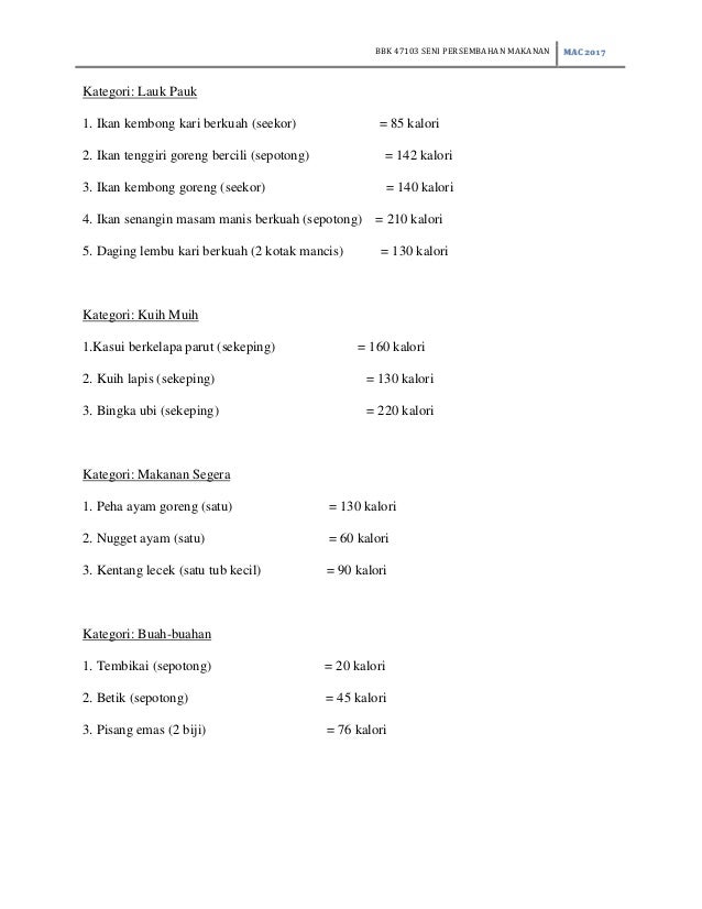 BBK47103 Bab 1 Pengenalan Gastronomi Seni Persembahan Makanan