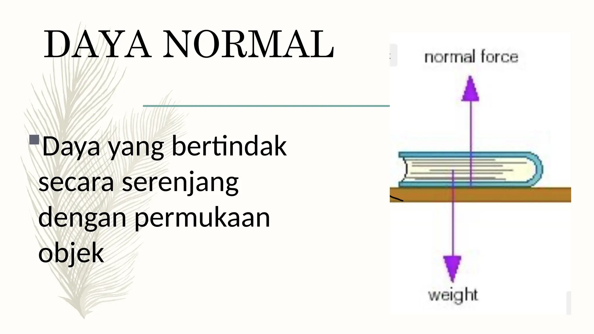 NOTA BAB 8 DAYA.pptx Daya yang berlaku apabila objek bersentuhan ...