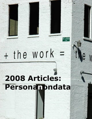 2008 Articles:
Personanondata


                 1
 