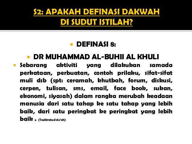 Nota dakwah