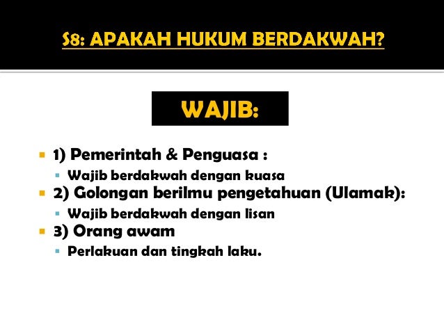 Nota dakwah