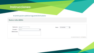 Instrucciones:
A continuación saldrá el siguiente formulario:
 