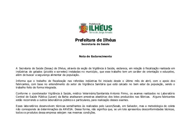 Nota De Esclarecimento Vigilancia Sanitaria Docx