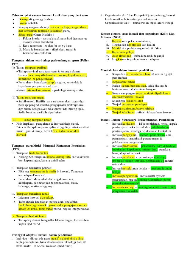 Nota guru dan cabaran semasa (edu 3093)
