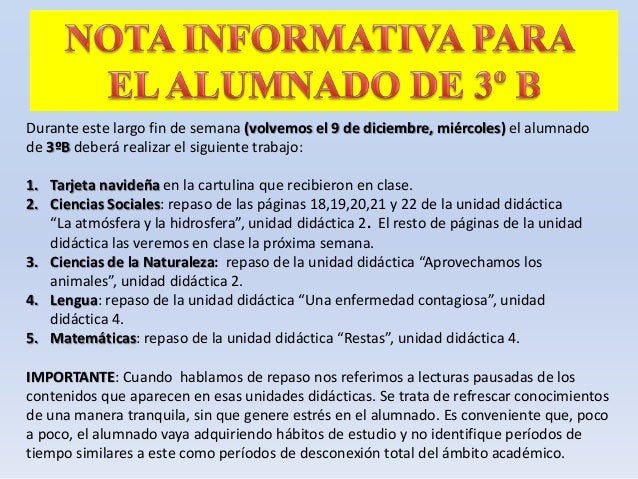 Nota informativa