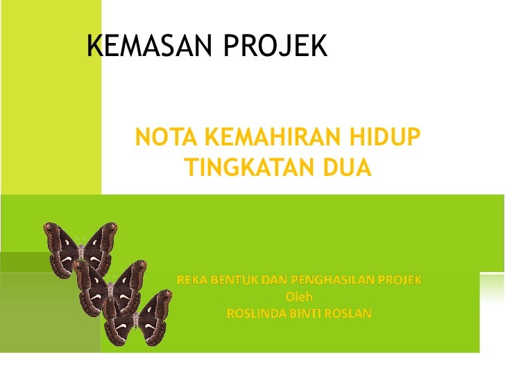 Nota Kemahiran Hidup Tingkatan Dua