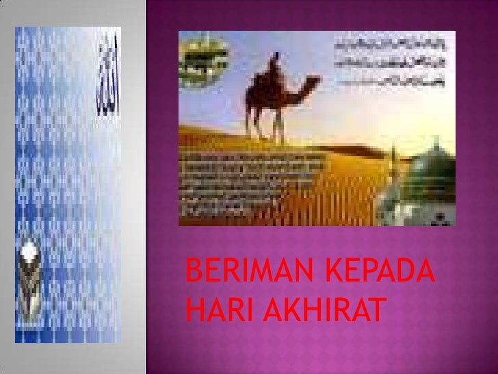 Nota Kerohanian Bab Beriman Dengan Hari Kiamat.