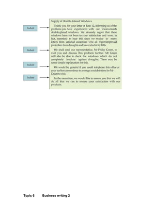 Topic 6 Business writing 2
 