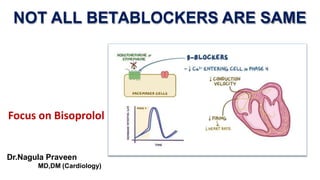 NOT ALL BETABLOCKERS ARE SAME
Focus on Bisoprolol
Dr.Nagula Praveen
MD,DM (Cardiology)
 
